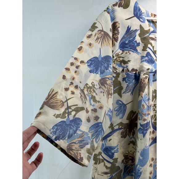 Vintage CW Classics, women’s 2X floral Boho quarter sleeve blouse. - Picture 4 of 6